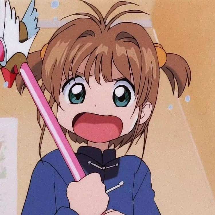 百变小樱可爱卡通女孩头像_3