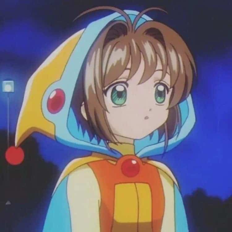百变小樱可爱卡通女孩头像_8