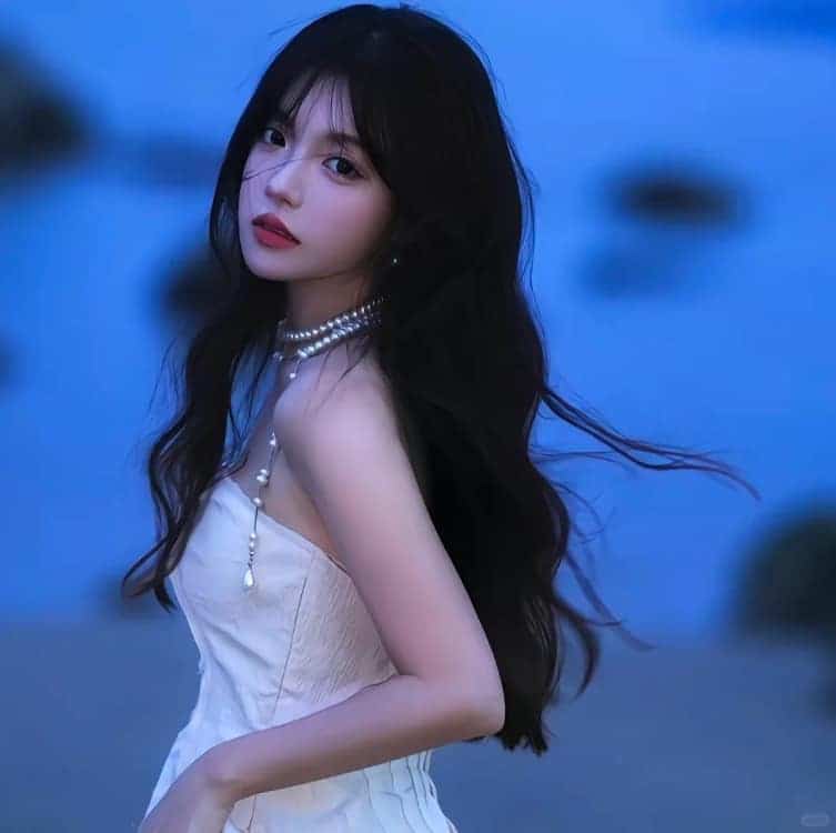绝美治愈系温柔感性的真人女生头像_6