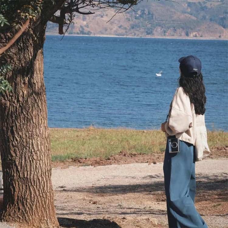 绝美治愈系温柔感性的真人女生头像_20