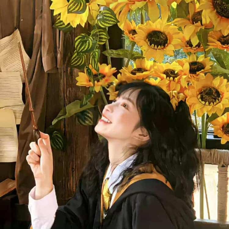 绝美治愈系温柔感性的真人女生头像_30