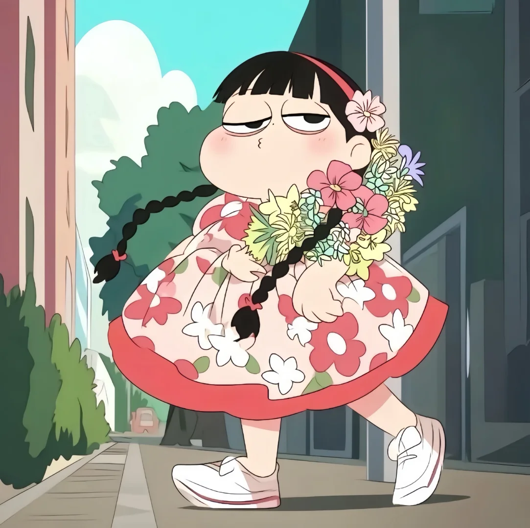 萌萌哒可爱小女孩夏天卡通闺蜜头像_3