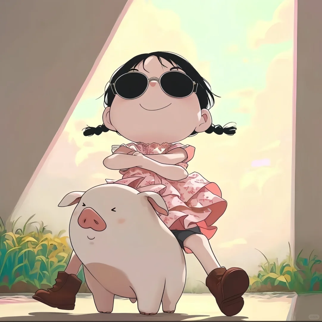 萌萌哒可爱小女孩夏天卡通闺蜜头像_11