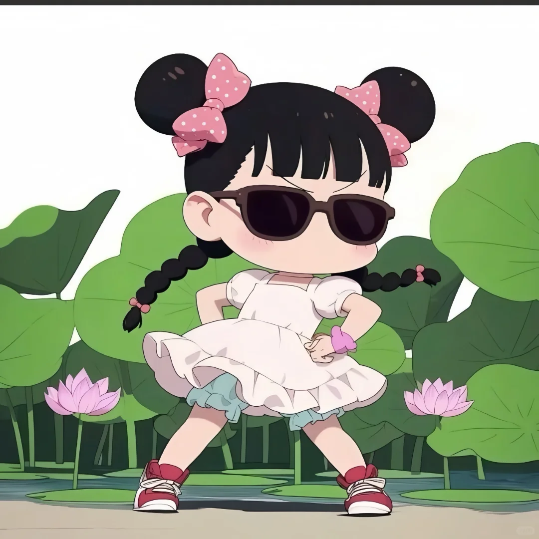 萌萌哒可爱小女孩夏天卡通闺蜜头像_12