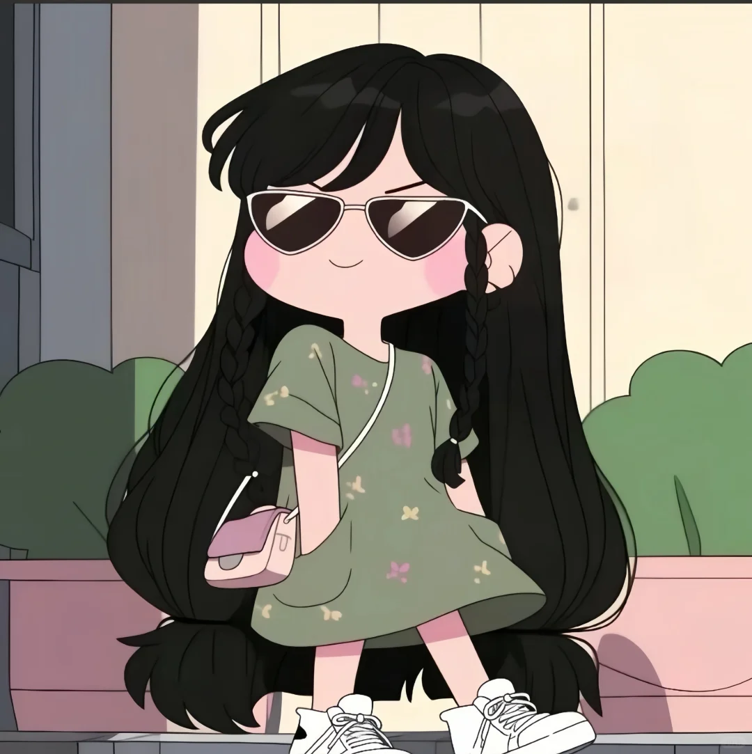 萌萌哒可爱小女孩夏天卡通闺蜜头像_14