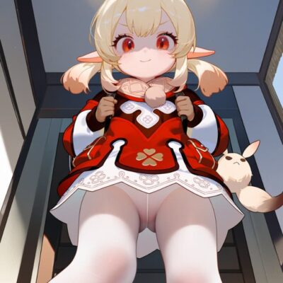 原神可莉无小内无爱心皮肤图片
