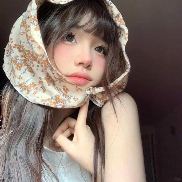 夏季招桃花真人甜妹儿微信头像_13