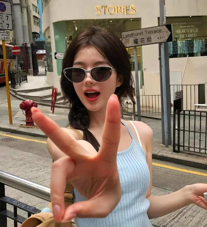 夏季招桃花真人甜妹儿微信头像_28