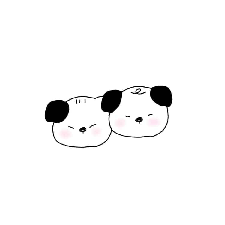 卡通简笔画白底极简可爱小众头像_8