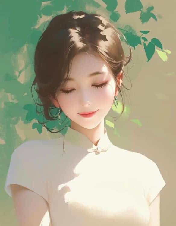 漂亮有气质感性成熟民国风女生头像_2