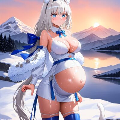 罗丽冰公主挺着超大肚子图片