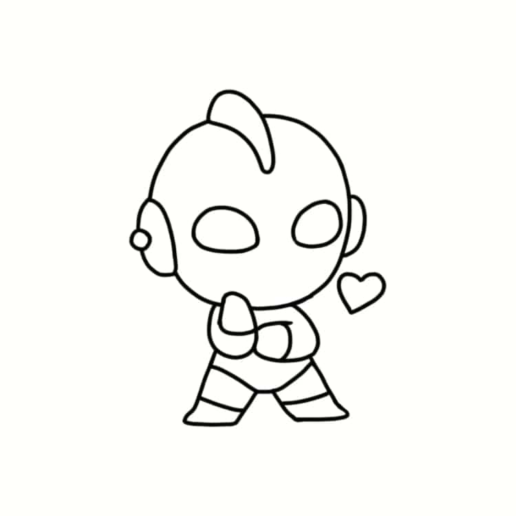 卡通Q萌版小奥特曼微信头像_10