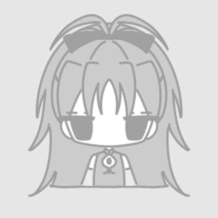 魔法少女小圆该用户已注销灰白Q版卡通头像_5