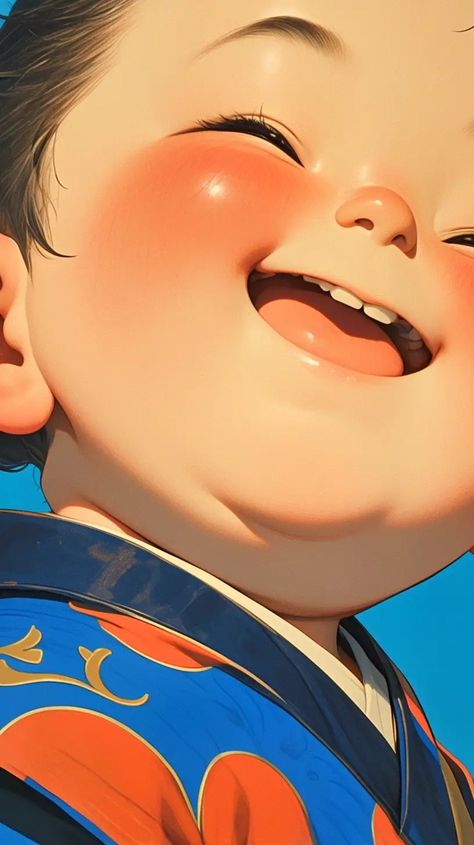 可爱的大胖小子二次元图片_1