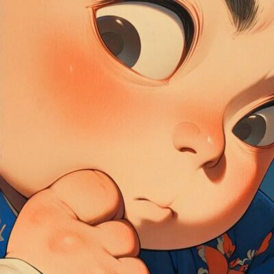 可爱的大胖小子二次元图片