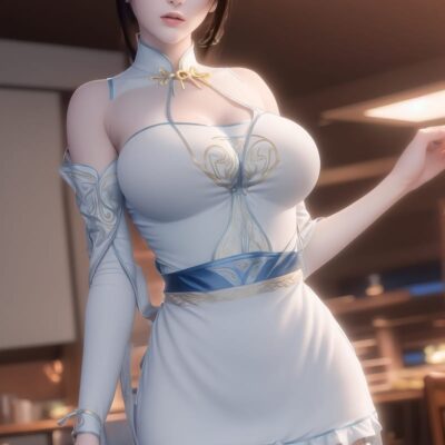 《斗罗大陆》吊带丝袜比比东3D引擎图片