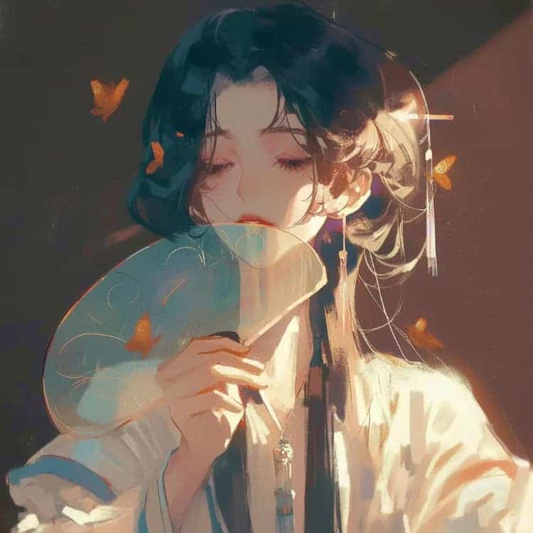 优质古风冷艳潇洒动漫女生头像_6
