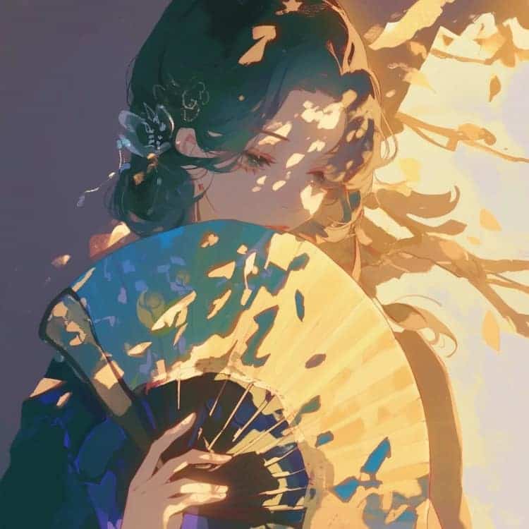 优质古风冷艳潇洒动漫女生头像_14