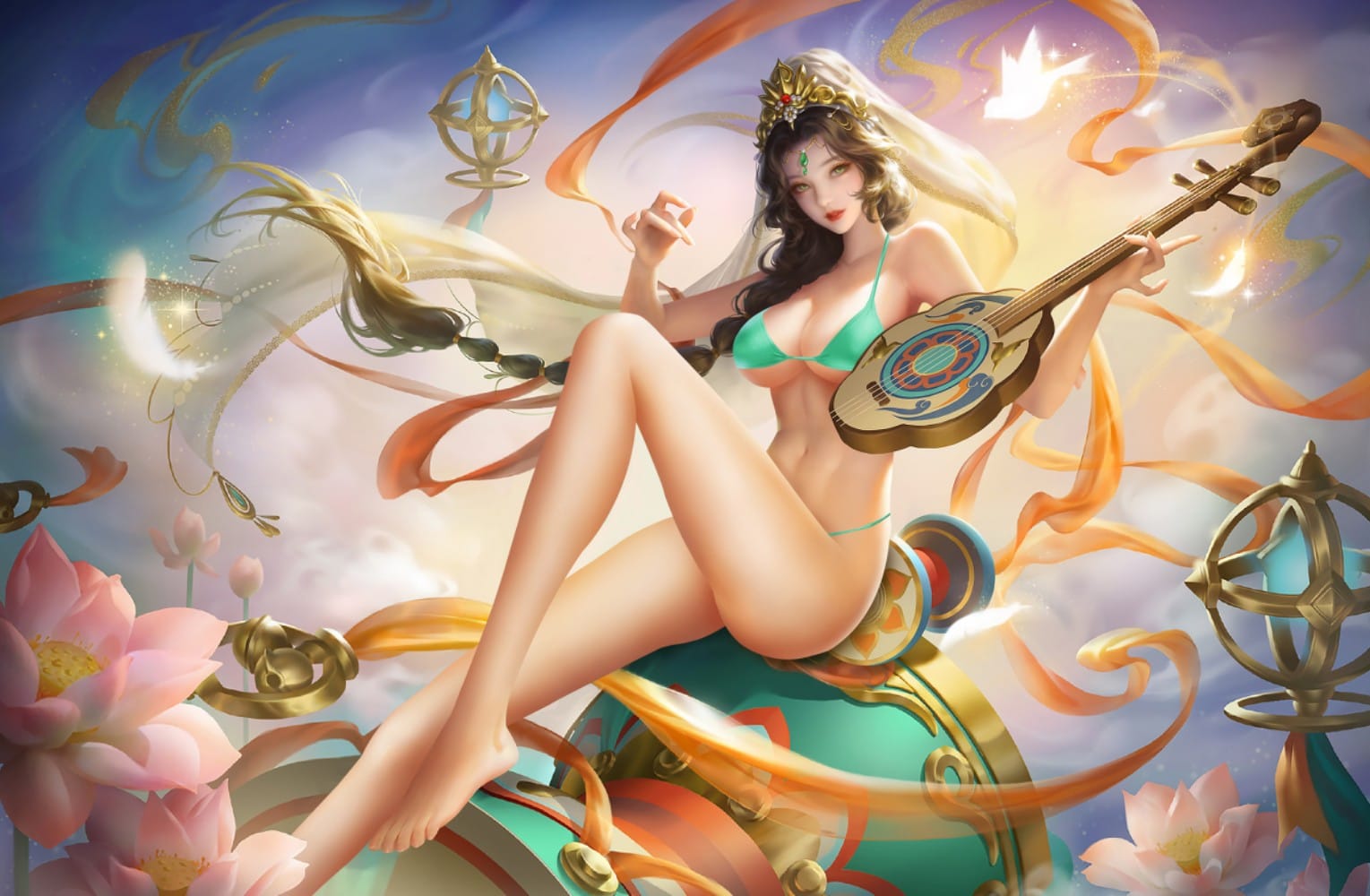 王者荣耀女角色无小内无爱心图片_3