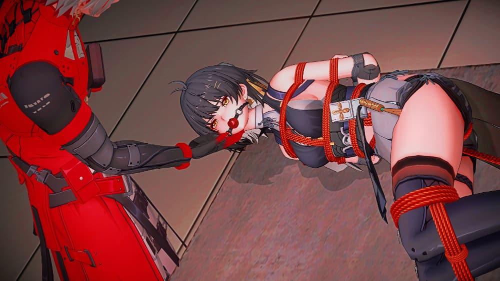 二次元美女被捆绑用震蛋折磨原创图片_10