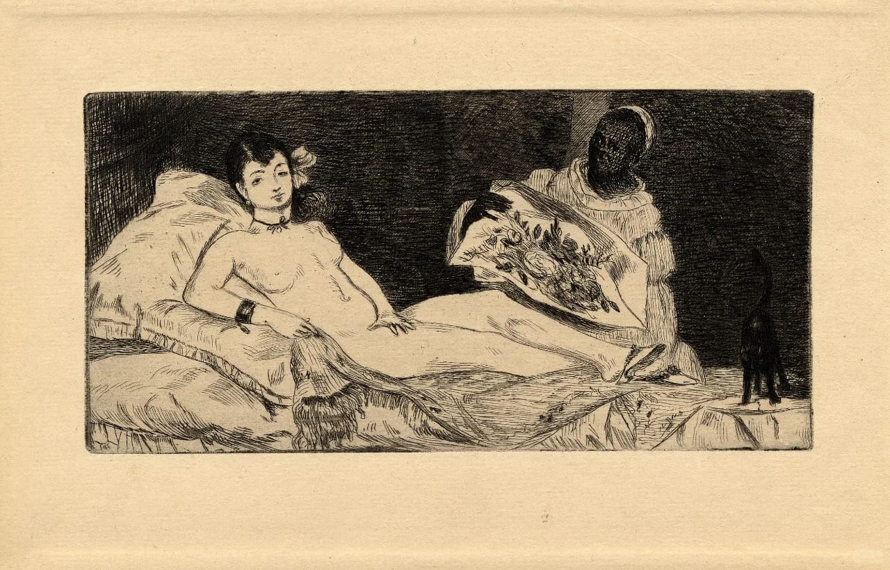 法国名画《奥林匹亚》最让人害羞的画图片_1