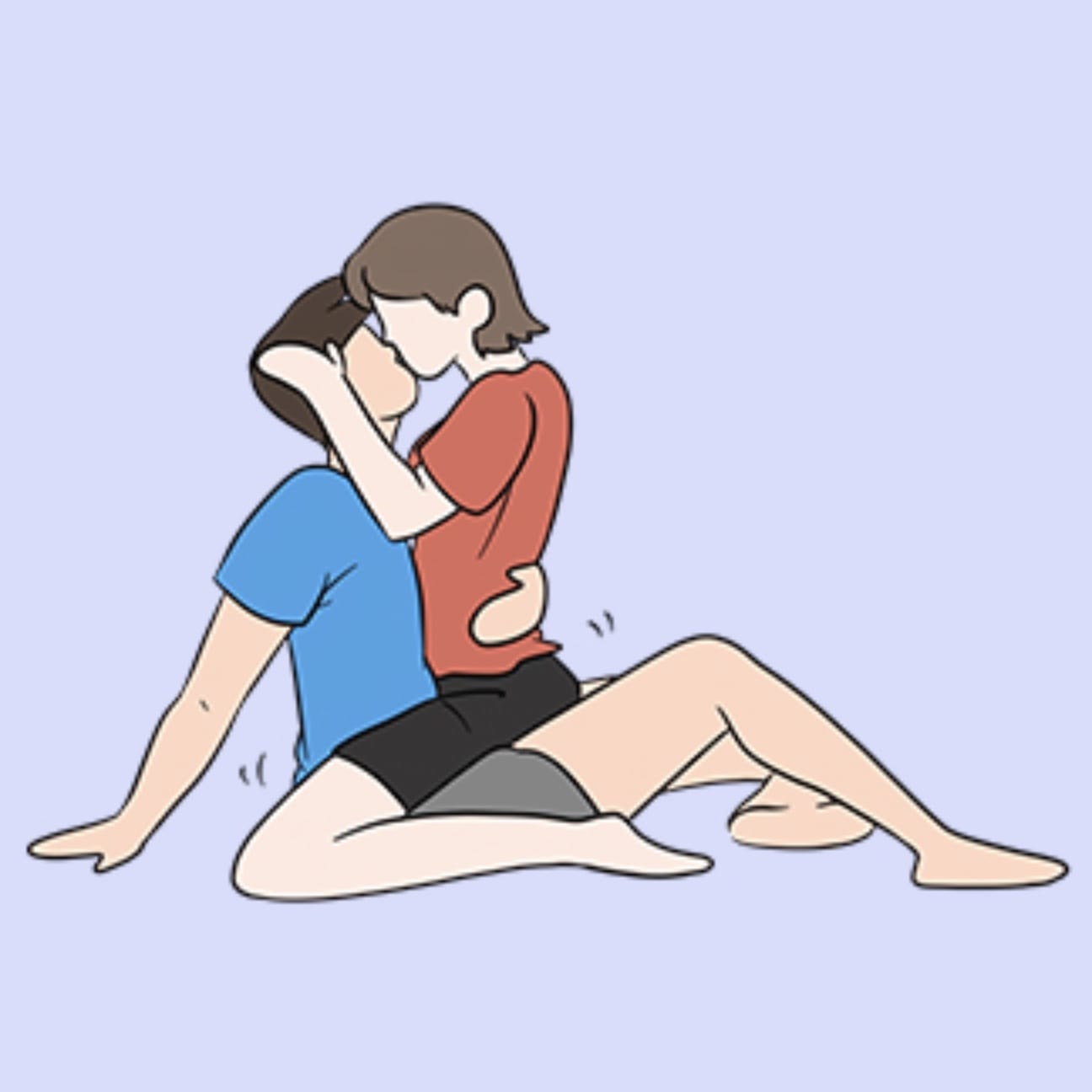 莲花坐姿男女的正确坐姿图片_2