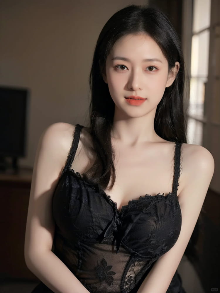 AI美女图片情趣内衣面部无遮掩高颜值_2