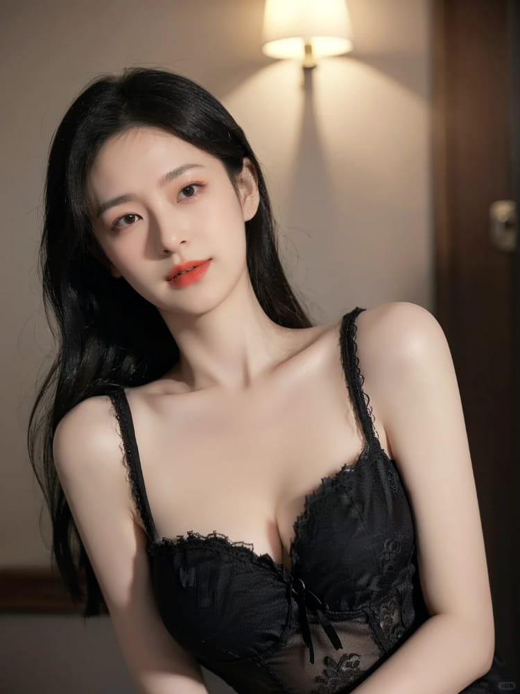 AI美女图片情趣内衣面部无遮掩高颜值_3
