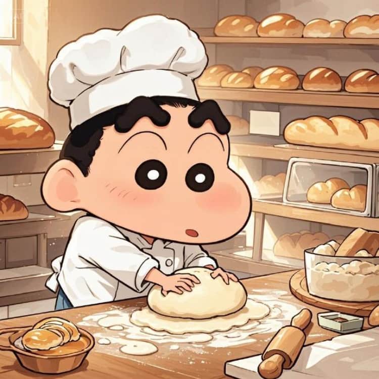 蜡笔小新工作后卡通头像图片_2