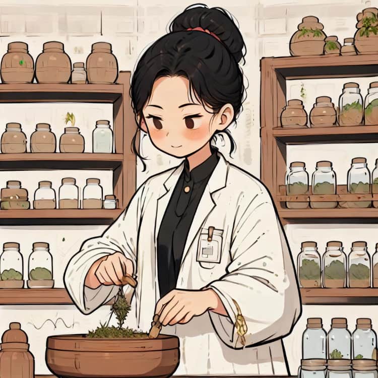 中医药剂师男女微信头像图片_3