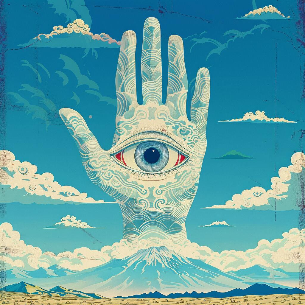 手中有眼睛手眼通天二次元图片_2