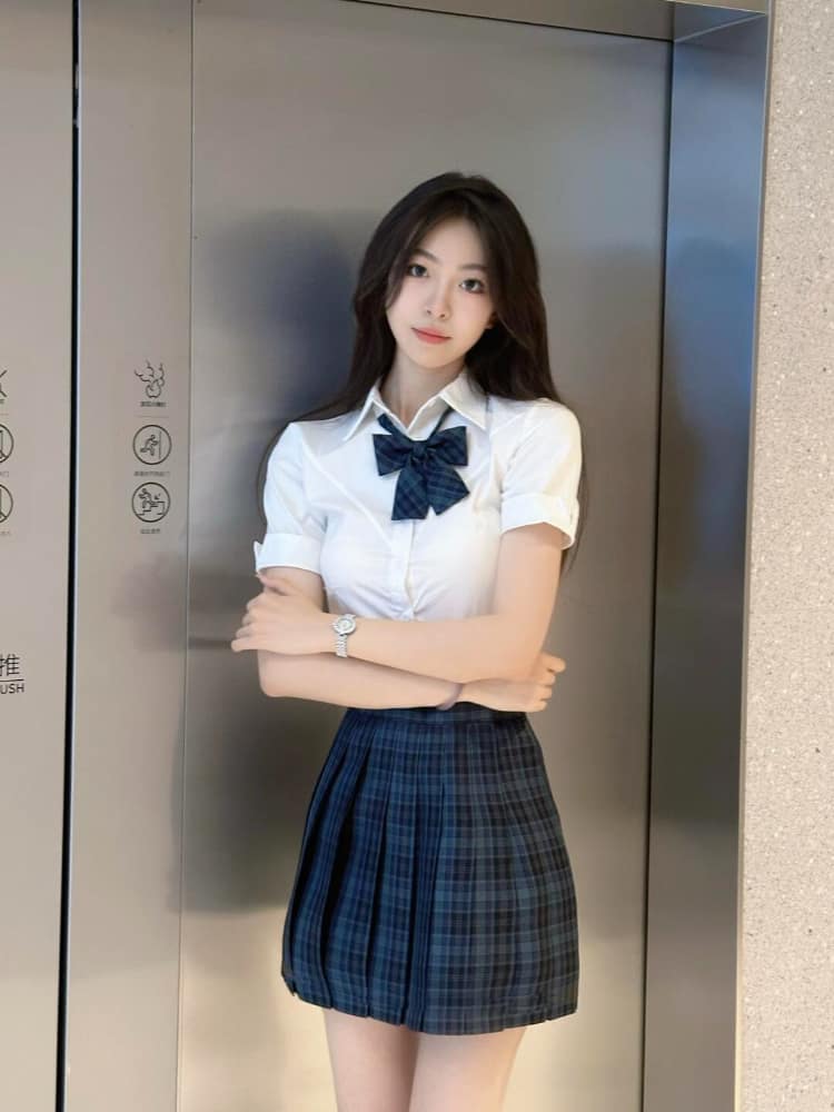 白丝JK美女教师图片,白丝高跟jk教师分享_1