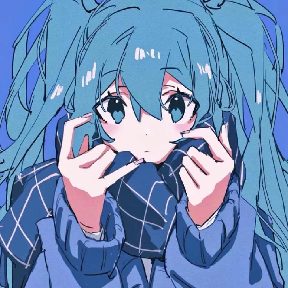 刘晓庆同款初音未来头像图片_6
