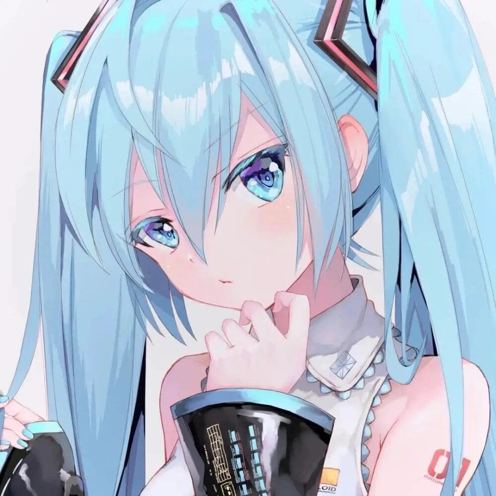刘晓庆同款初音未来头像图片_9