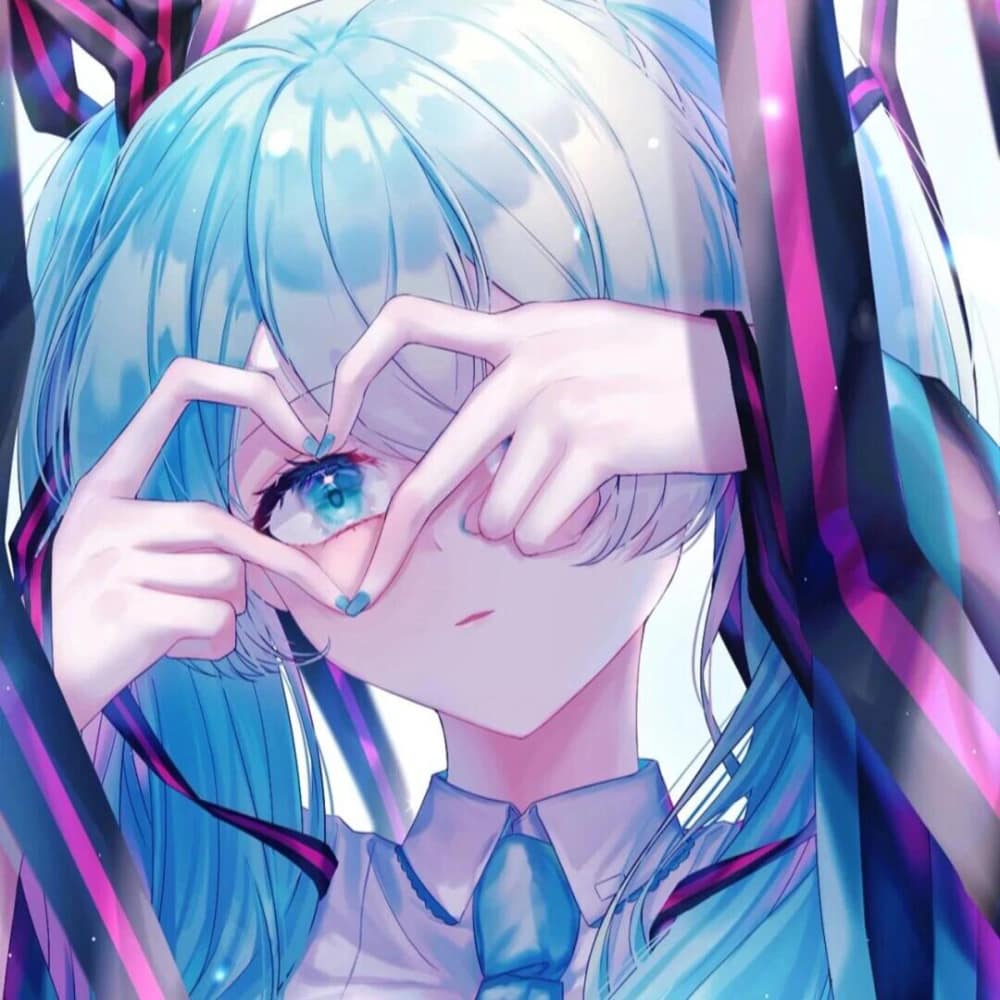 刘晓庆同款初音未来头像图片_10