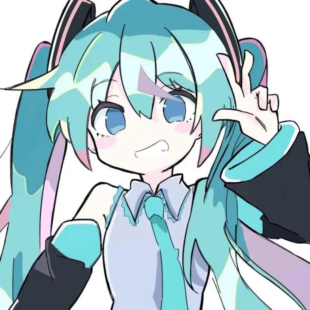 刘晓庆同款初音未来头像图片_15