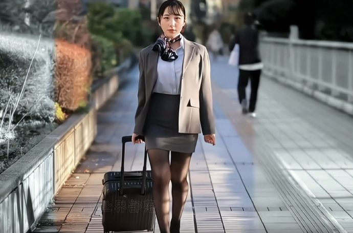 北野未奈空姐装下班图片_1