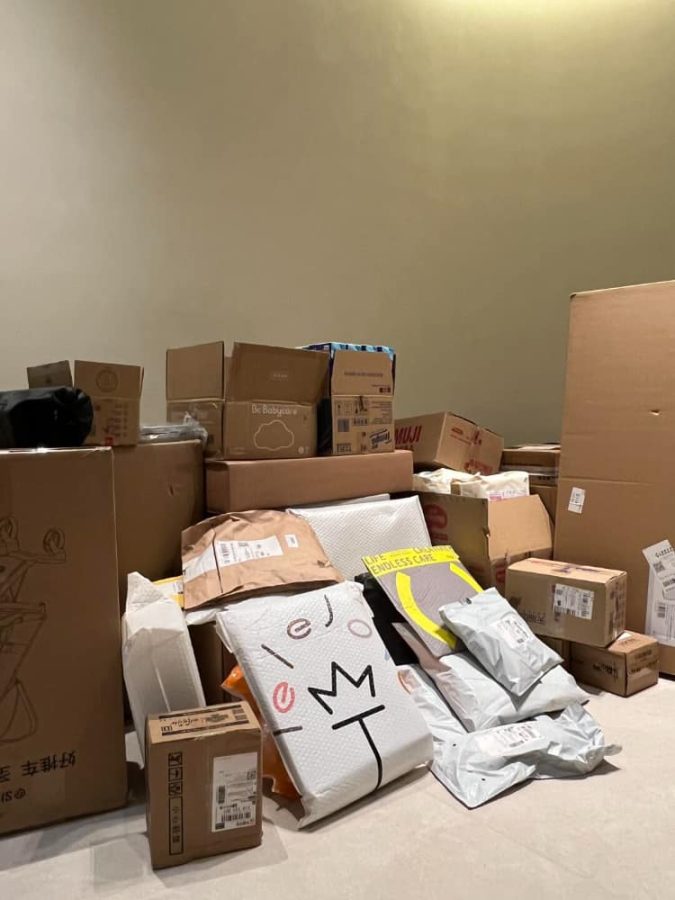 双十一快递到货装逼朋友圈配图图片_2