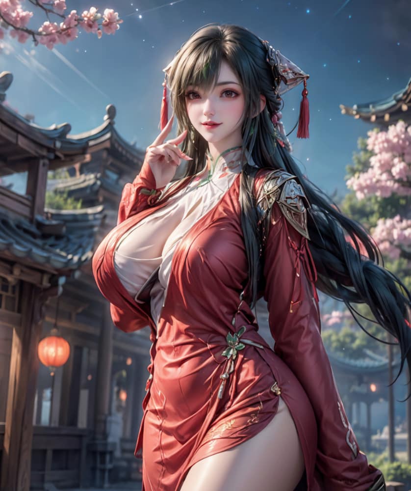 《王者荣耀》少司缘身材丰满最美的腿AI图片_1