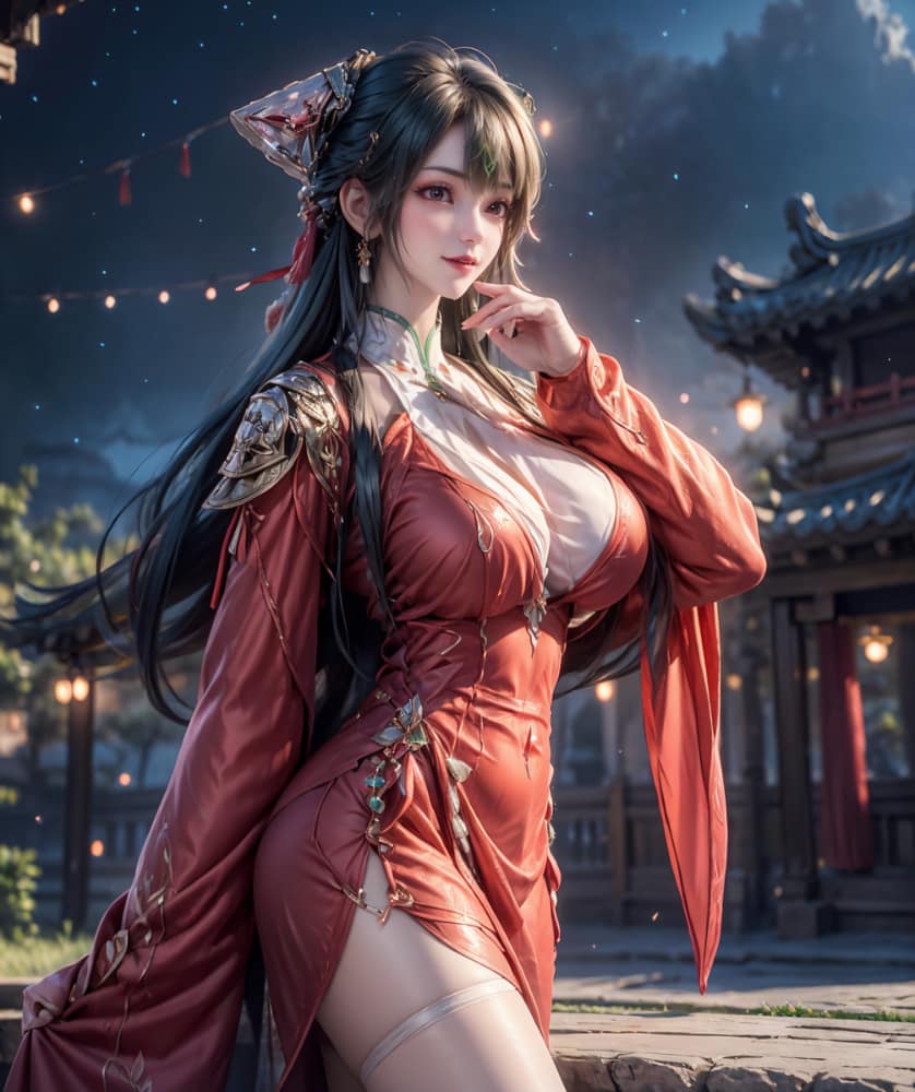 《王者荣耀》少司缘身材丰满最美的腿AI图片_4