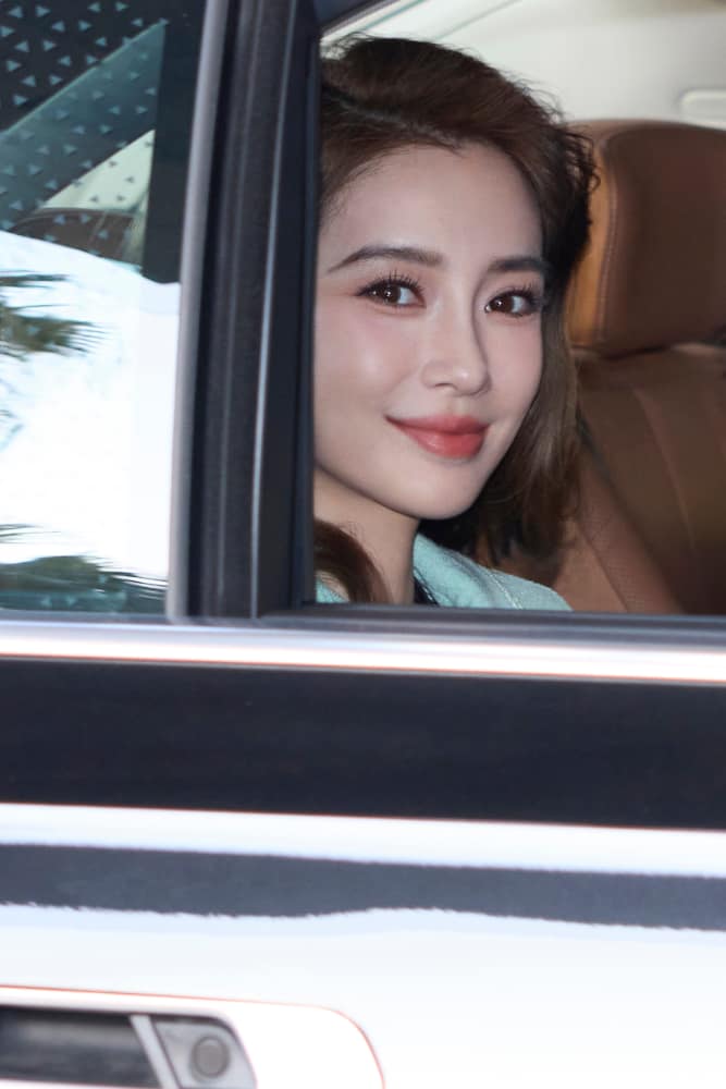 Angelababy薄荷绿小香穿搭图片_8