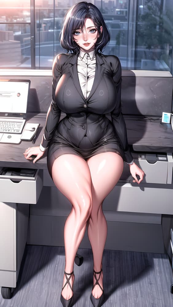 AI生成韩漫女神依晨漫画图片_6
