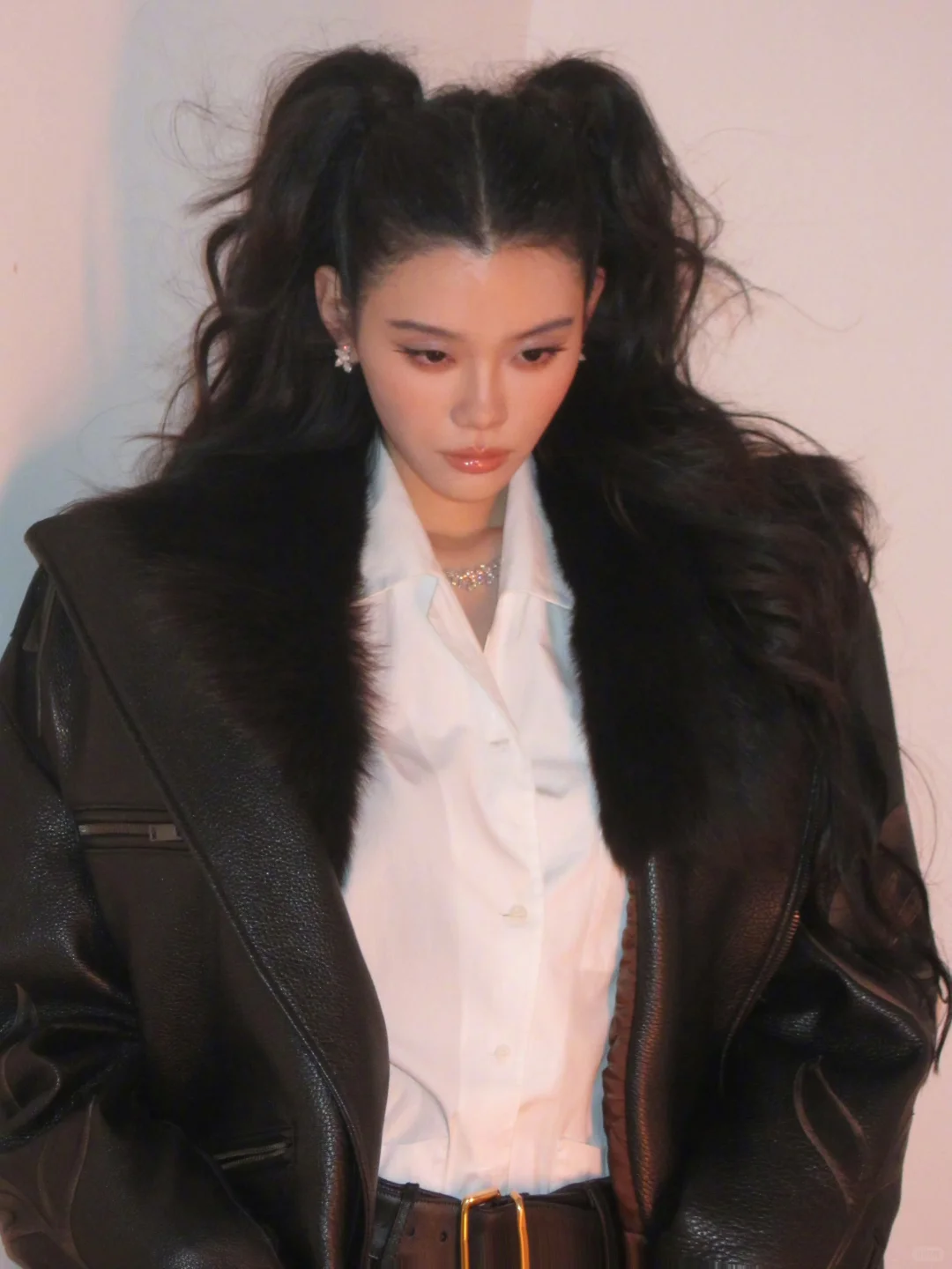奚梦瑶双马尾造型图片_5