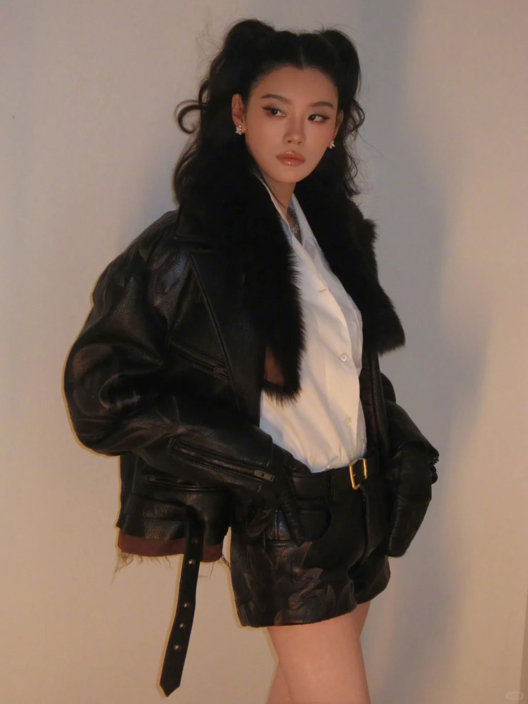 奚梦瑶双马尾造型图片_6
