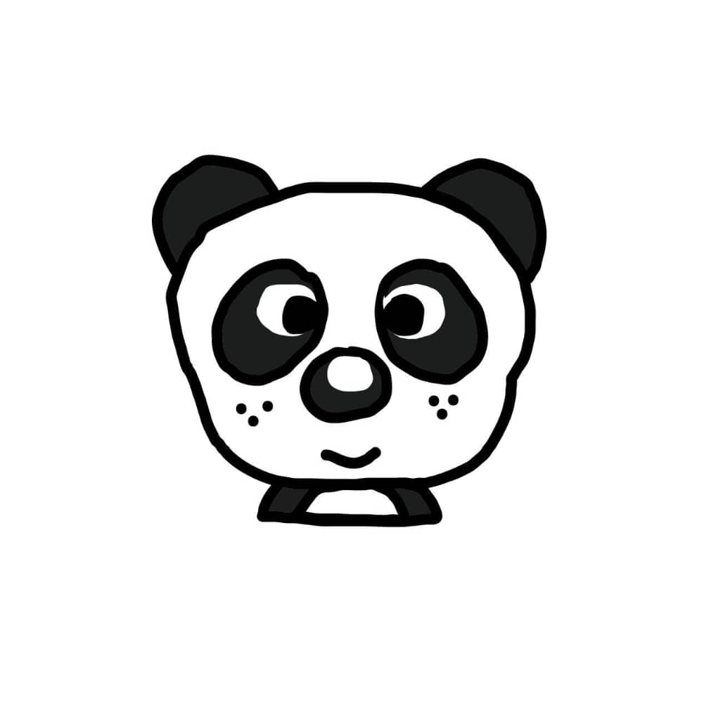 老版QQ经典头像重新绘制简单线条_15