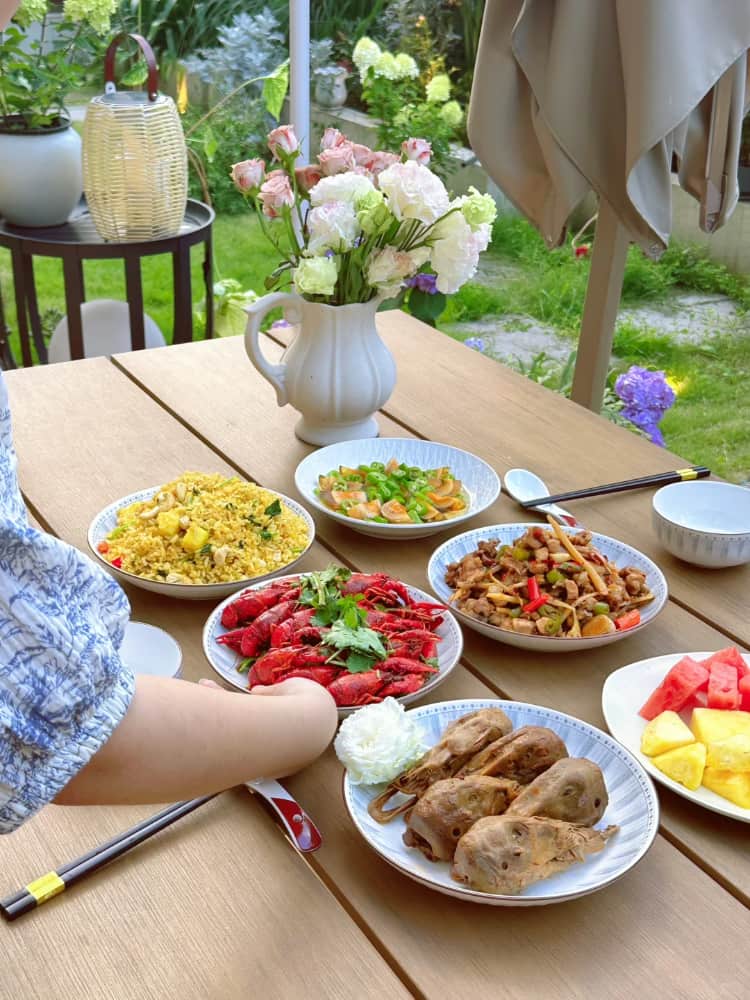 老公昨天晚上吃我小花园的饭美食图片分享_3
