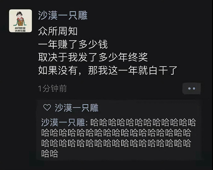 一年赚了多少钱搞笑图片,年终奖搞笑段子_1