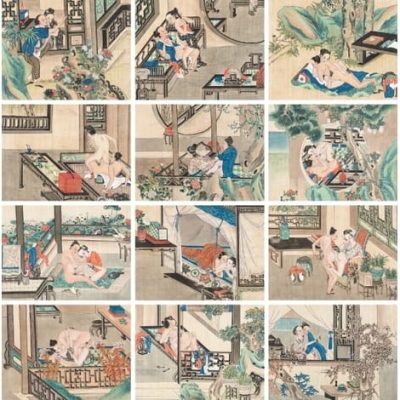 古代《素女经》房中术姿势图床技招式