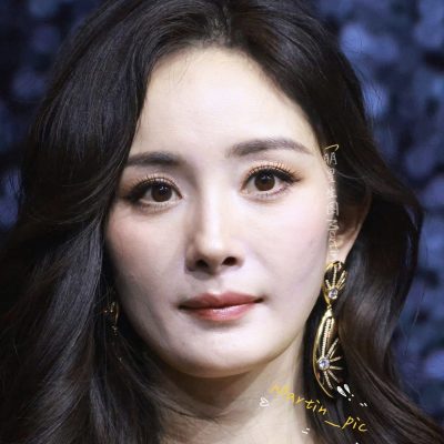 杨幂生图脸部细纹图片,杨幂卡诗兰品牌活动站台生图