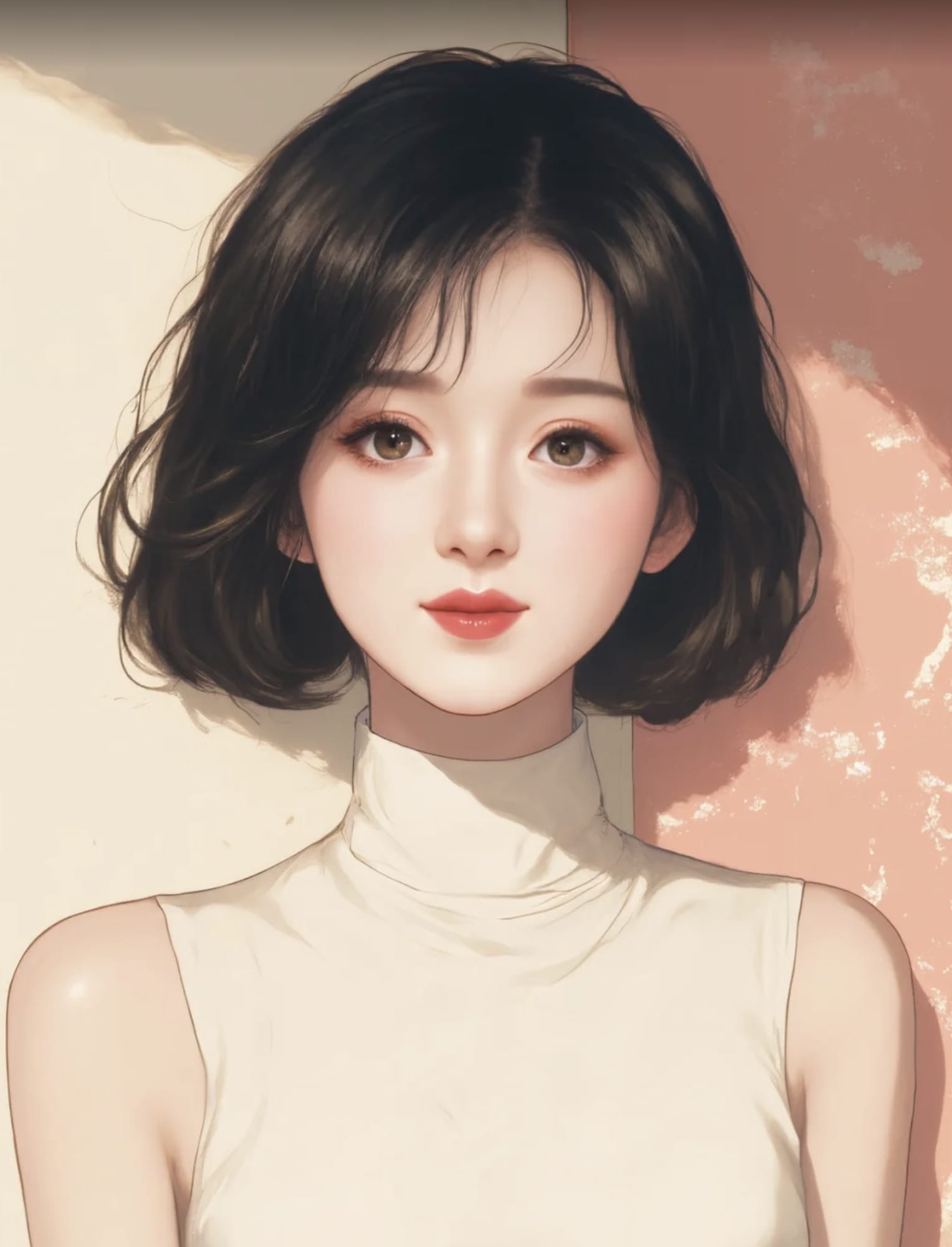 AI生成赵丽颖二次元图片_1